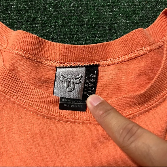 Busch Gardens Y2K Safari Giraffe Animals Nature Orange T Shirt Size XXL 26X30.5 - Picture 4 of 11